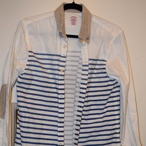 Scotch & Soda White LS Button Down Shirt